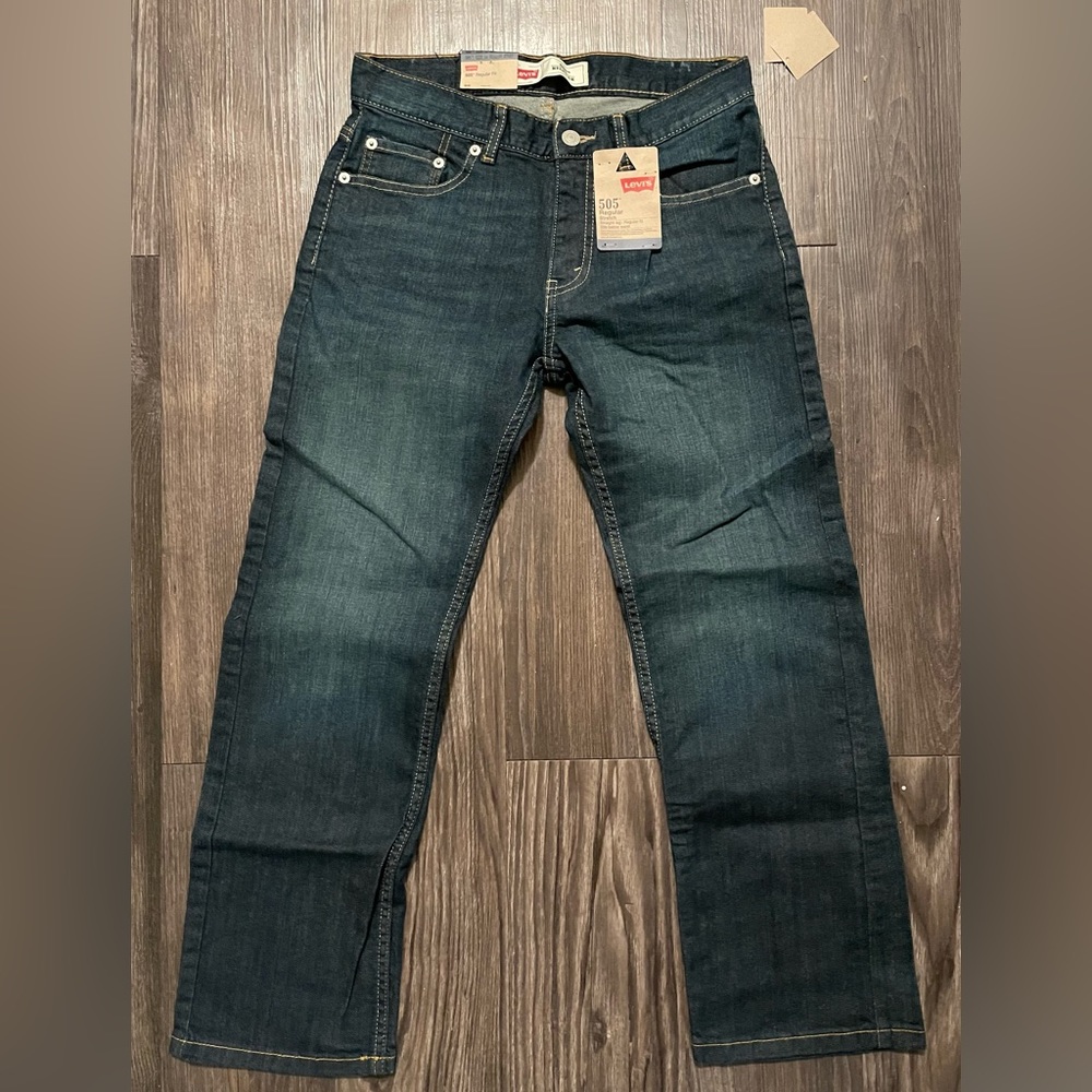 Levi’s 505 - boys jeans. Regular stretch. Straight leg. New with tags.